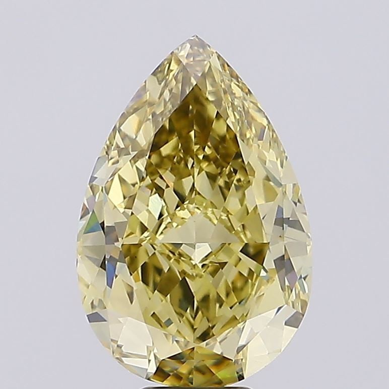 Loose Diamond - PEAR 10.15ct Fancy Intense Yellow VS1