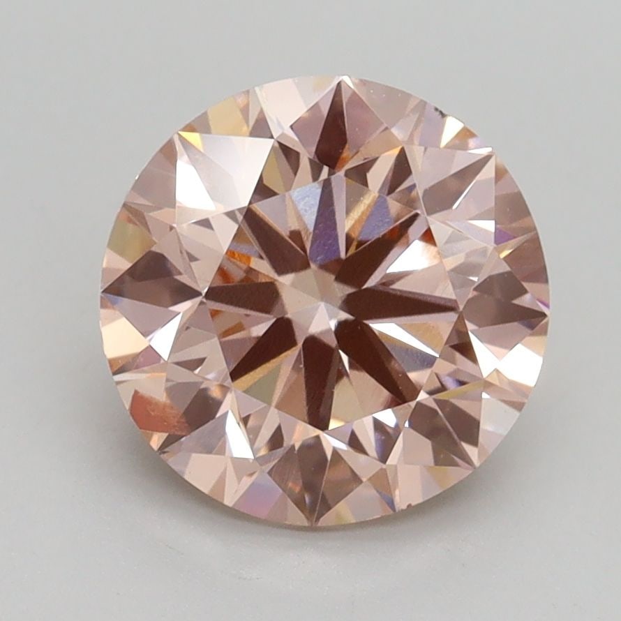 Loose Diamond - ROUND 2.5ct Fancy Intense Pink SI1