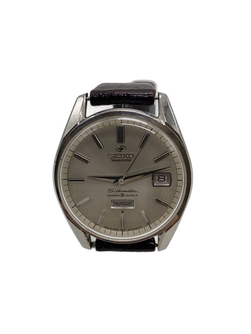 Seiko 6218-8970T Men's Weekdater Wristwatch