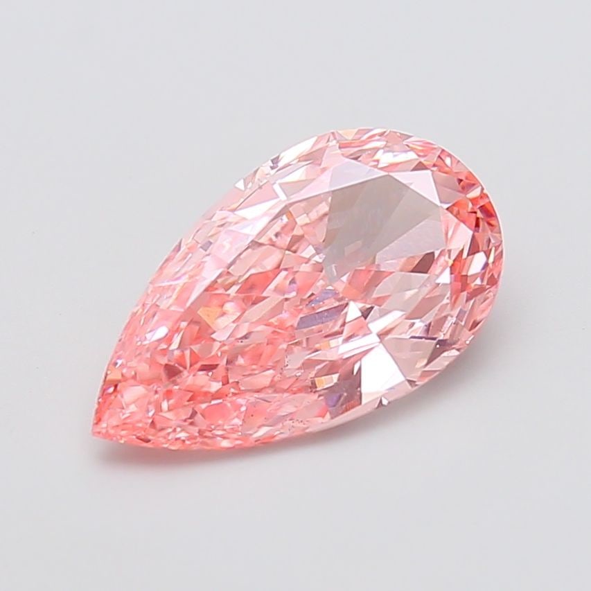 Loose Diamond - PEAR 3.07ct Fancy Vivid Pink VS1
