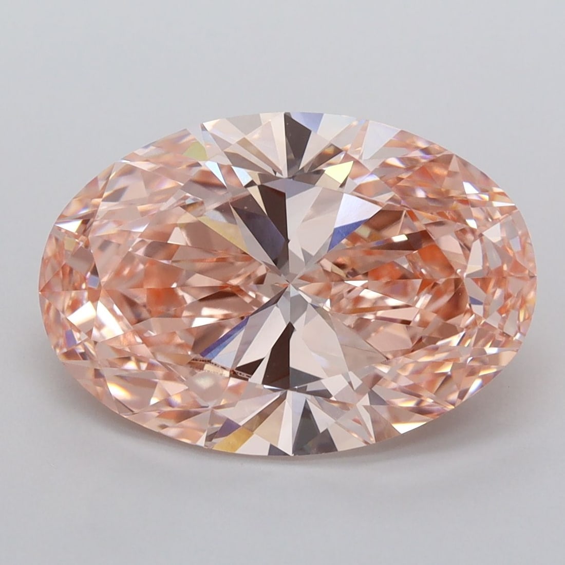 Loose Diamond - OVAL 4.93ct Fancy Vivid Pink VVS1