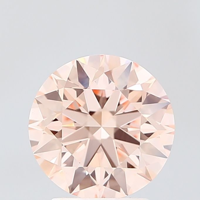 Ideal Loose Diamond - ROUND 2.59ct Fancy Intense Pink VVS2