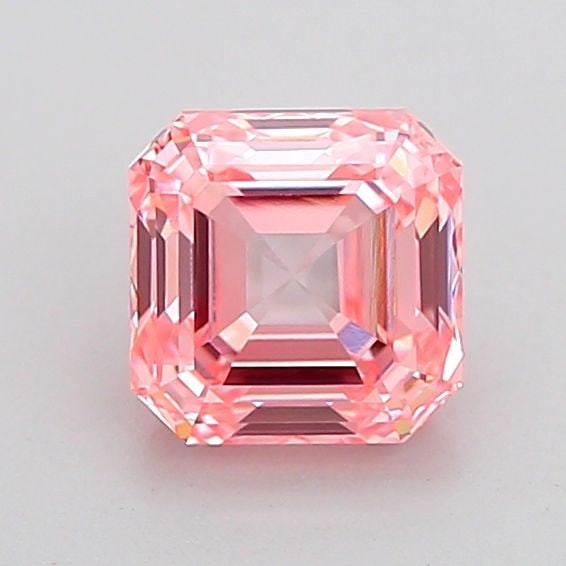 Loose Diamond - ASSCHER 1.04ct Fancy Intense Pink VVS2