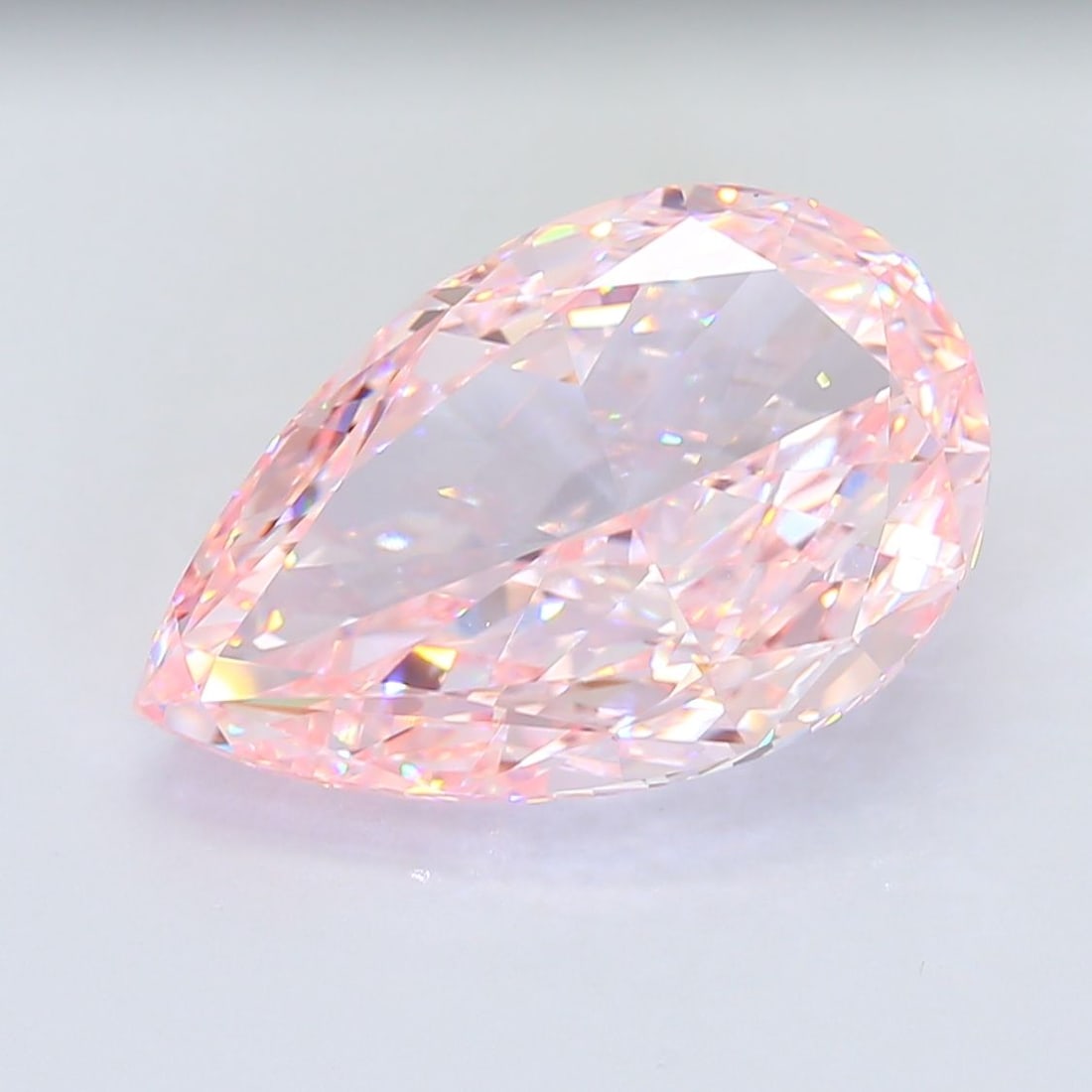 Loose Diamond - PEAR 15.06ct Fancy Intense Pink VS1
