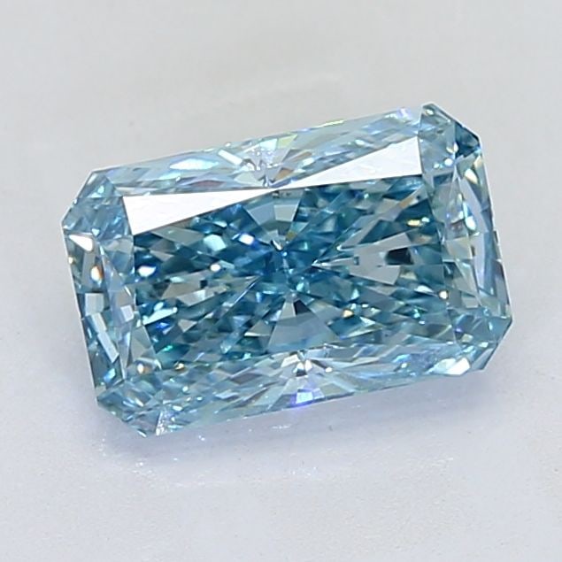 Loose Diamond - RADIANT 2.87ct Fancy Vivid Blue VVS2