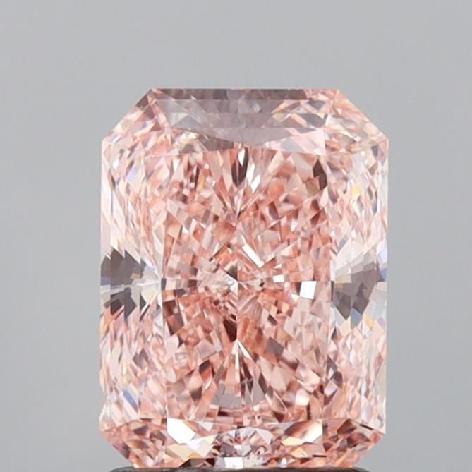 Loose Diamond - RADIANT 1.52ct Fancy Intense Pink VS2