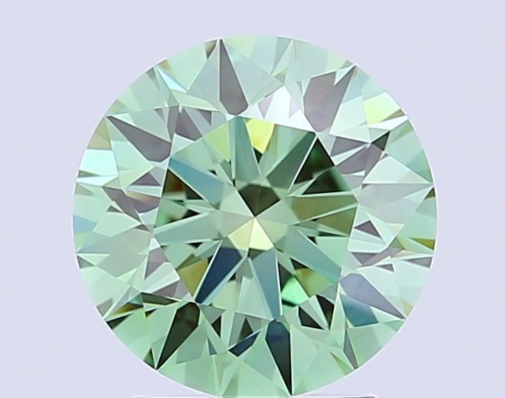 Ideal Loose Diamond - ROUND 2.45ct Fancy Vivid Green VVS2: Ideal Loose Diamond - ROUND 2.45ct Fancy Vivid Green VVS2 Source: This is a real non-mined Diamond that has been grown in a lab Shape: ROUND Carats: 2.45 Color: Fancy Vivid Green Certification: IGI Vi