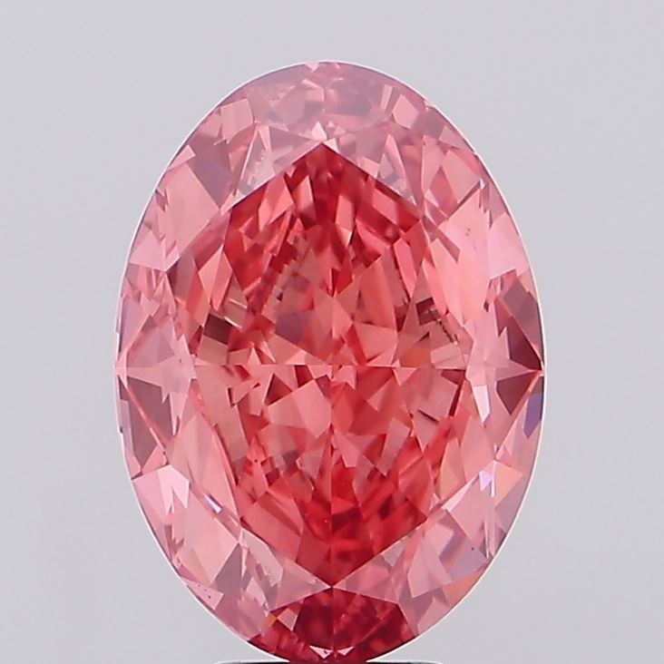 Loose Diamond - OVAL 8.03ct Fancy Vivid Pink VS1