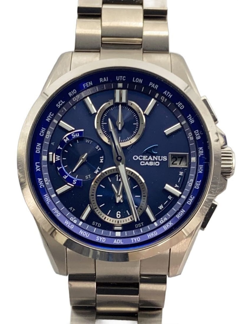 CASIO Oceanus OCW-T2600-2A3JF Blue Wristwatch Men
