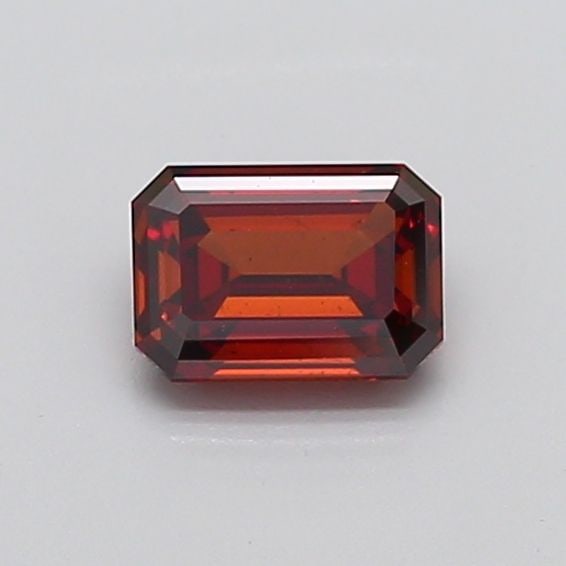 Loose Diamond - EMERALD 1.01ct Fancy Deep Orange SI1