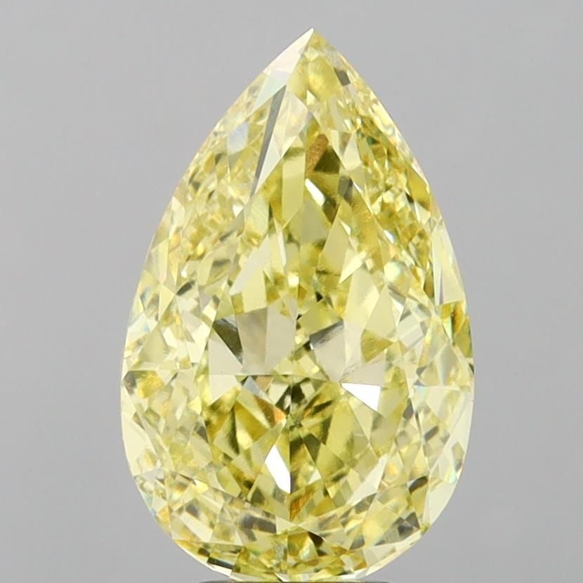 Loose Diamond - PEAR 6.02ct Fancy Yellow VS1