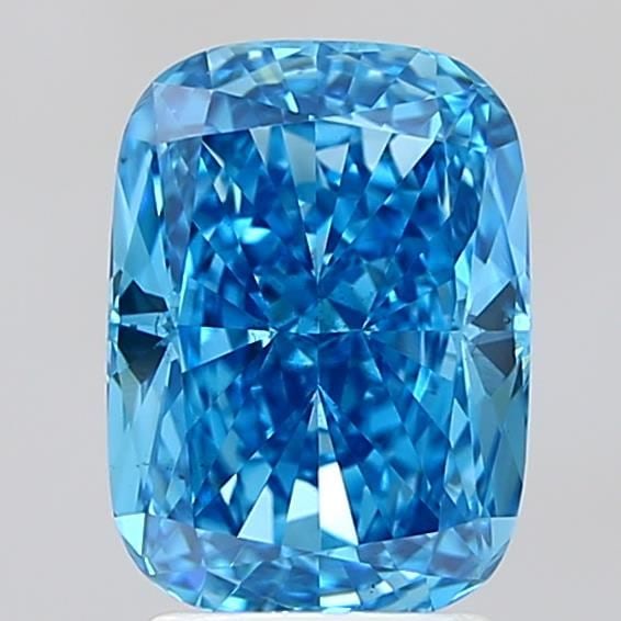 Loose Diamond - CUSHION MODIFIED 2.51ct Fancy Vivid Blue VS2