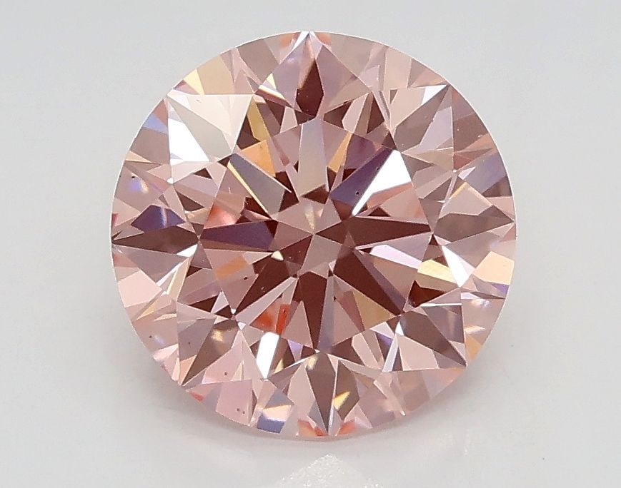 Loose Diamond - ROUND 1.79ct Fancy Intense Pink VS2