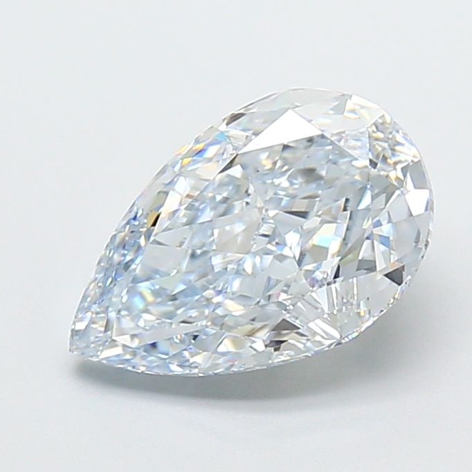 Loose Diamond - PEAR 2.8ct Fancy Light Blue VVS1
