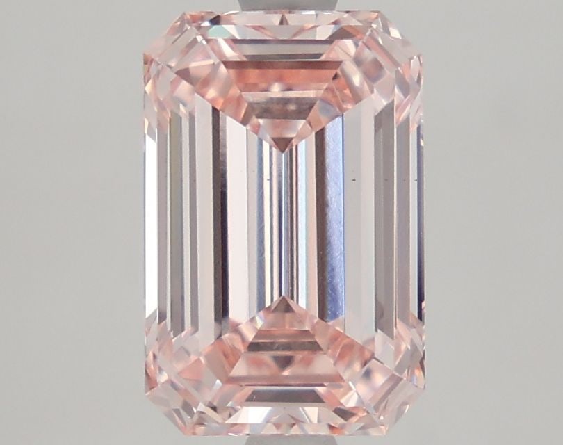 Loose Diamond - EMERALD 2.51ct Fancy Intense Pink VS1