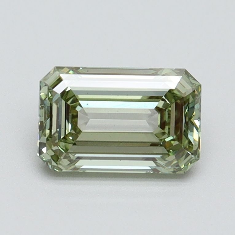 Loose Diamond - EMERALD 1.0ct Fancy Intense Green VS2: Loose Diamond - EMERALD 1.0ct Fancy Intense Green VS2 Source: This is a real non-mined Diamond that has been grown in a lab Shape: EMERALD Carats: 1.0 Color: Fancy Intense Green Certification: IGI Vid