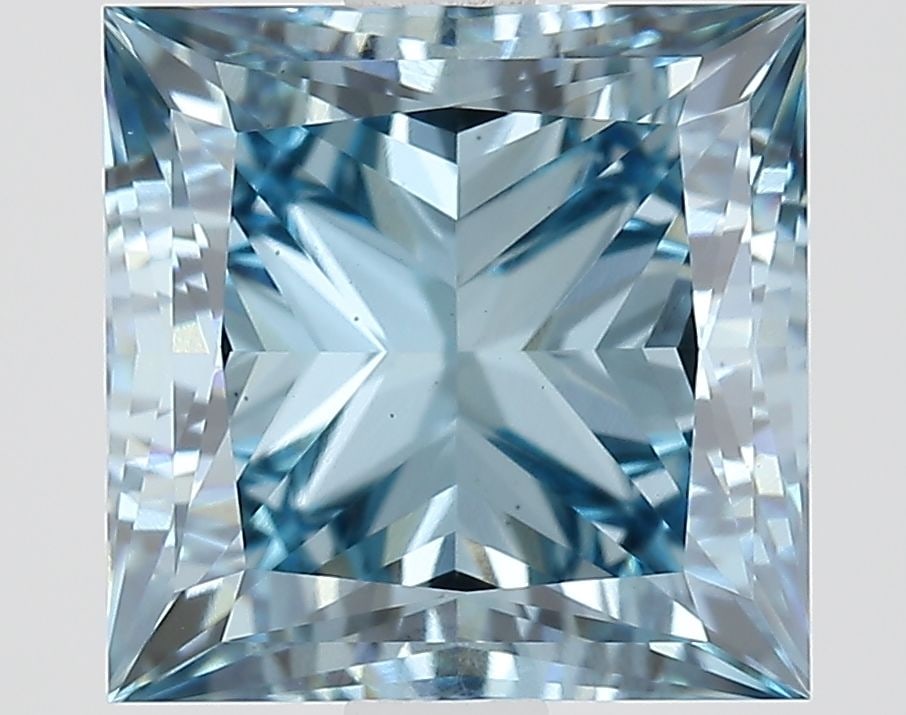 Loose Diamond - PRINCESS 3.0ct Fancy Vivid Blue VS2