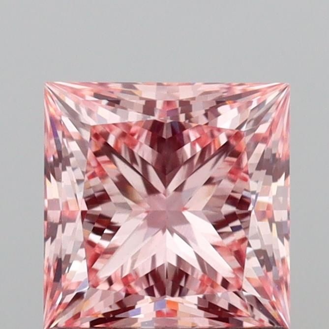 Loose Diamond - PRINCESS 1.01ct Fancy Intense Pink VS1
