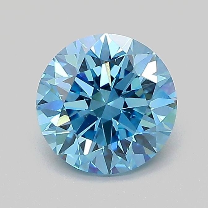 Loose Diamond - ROUND 1.07ct Fancy Vivid Blue VS1