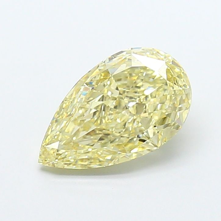 Loose Diamond - PEAR 3.03ct Fancy Vivid Yellow VS1: Loose Diamond - PEAR 3.03ct Fancy Vivid Yellow VS1 Source: This is a real non-mined Diamond that has been grown in a lab Shape: PEAR Carats: 3.03 Color: Fancy Vivid Yellow Certification: NONE Video: