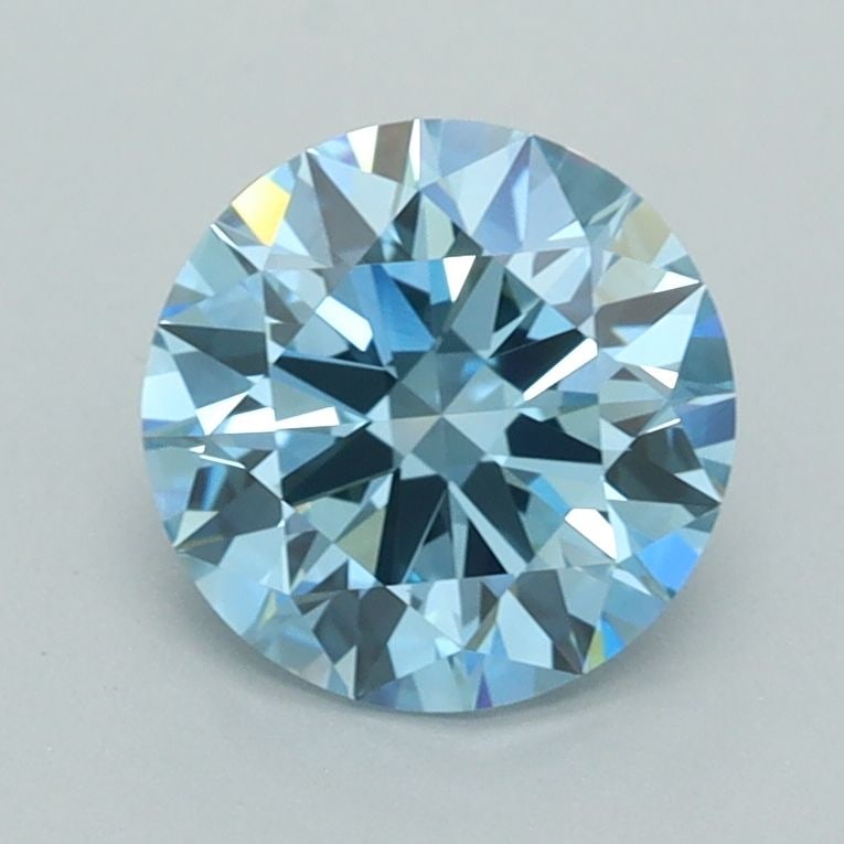 Ideal Loose Diamond - ROUND 1.51ct Fancy Vivid Blue VVS2