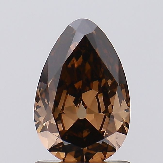 Loose Diamond - PEAR 1.01ct Fancy Deep Brown VVS2