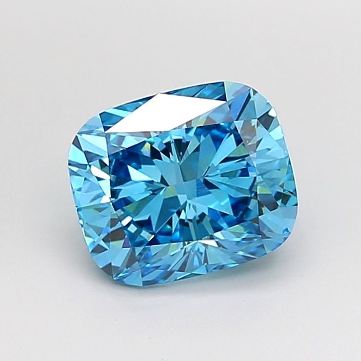 Loose Diamond - CUSHION MODIFIED 2.02ct Fancy Vivid Blue VVS2