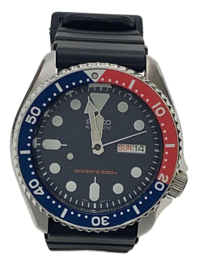 Seiko SKX009 Navy Boy Automatic Pepsi Bezel Men's Wristwatch