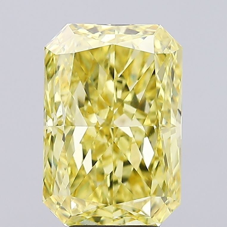 Loose Diamond - RADIANT 5.12ct Fancy Vivid Yellow VS1