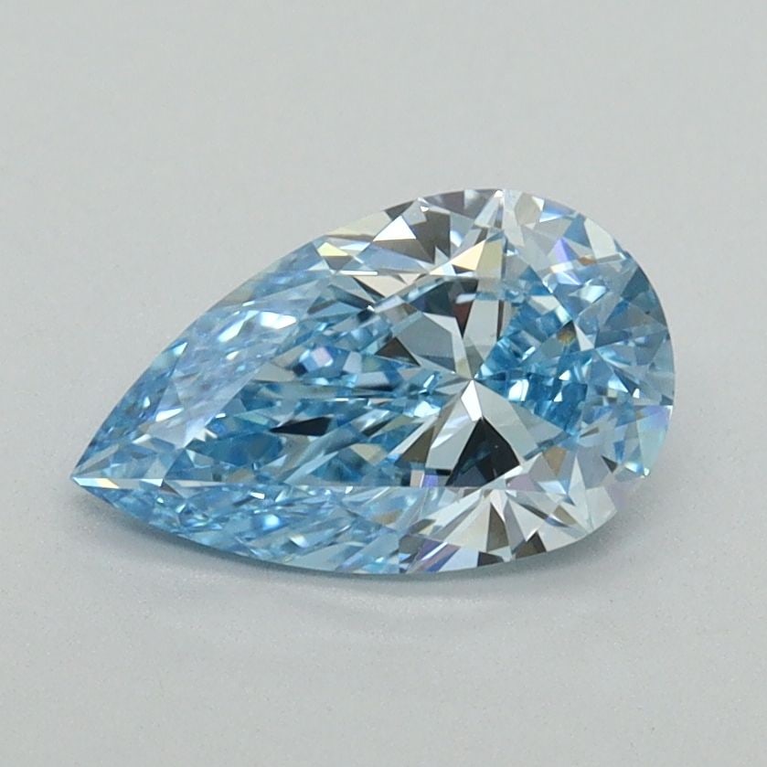 Loose Diamond - PEAR 1.0ct Fancy Vivid Blue VS1