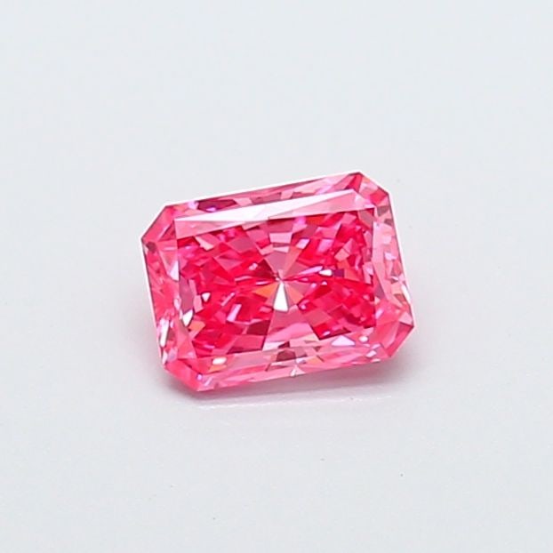Loose Diamond - RADIANT 0.62ct Fancy Vivid Pink VVS2