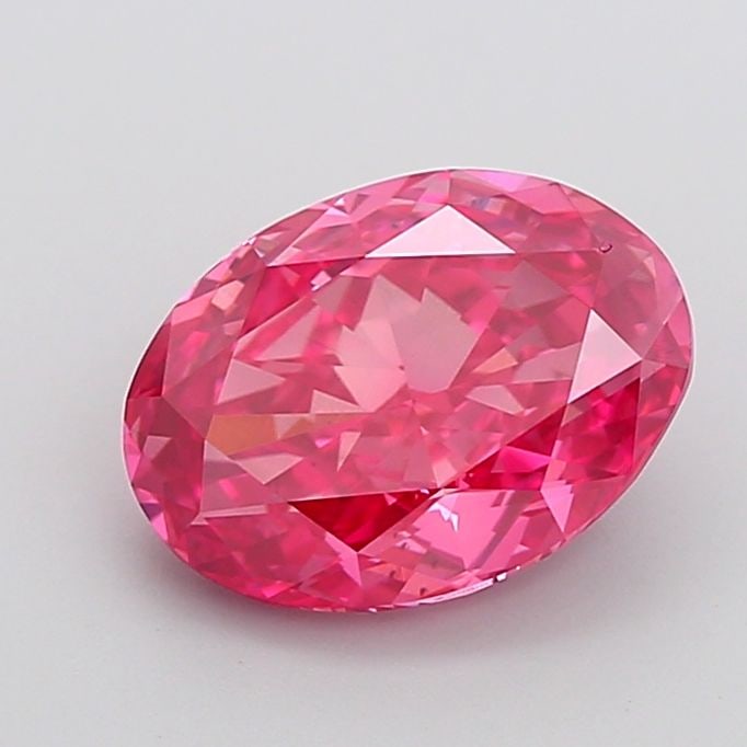 Loose Diamond - OVAL 4.01ct Fancy Vivid Pink VS2