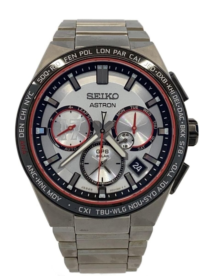 Seiko Astron Shohei Ohtani Limited Men's Wristwatch 5X53-0BX0: Seiko Astron Shohei Ohtani Limited Men's Wristwatch 5X53-0BX0 This is a Seiko Astron Shohei Ohtani Limited men's wristwatch, model 5X53-0BX0. The watch is pre-owned and graded as Grade B, showing