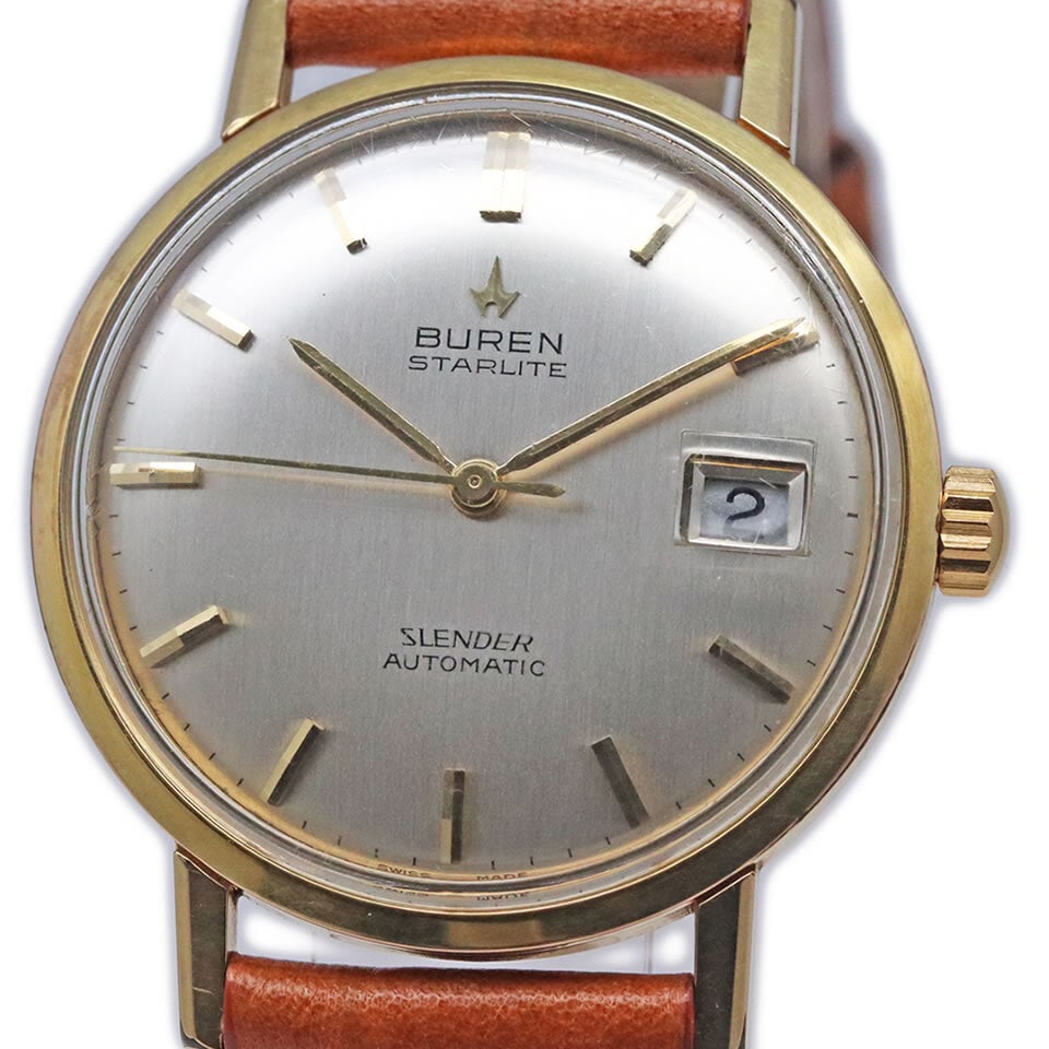 Buren Starlite Slender Microrotor Cal.1001A Vintage Unisex Watch (1 of 13)