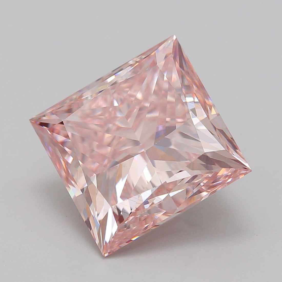 Loose Diamond - PRINCESS 10.04ct Fancy Pink VS1