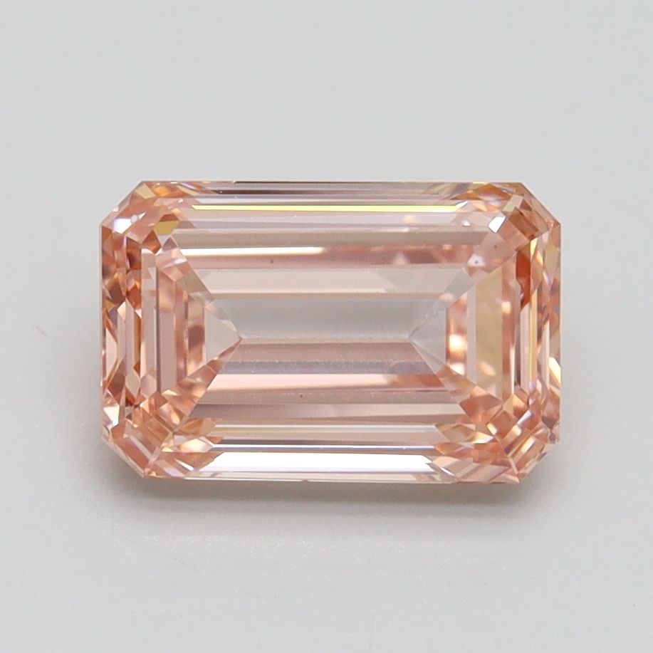 Loose Diamond - EMERALD 1.82ct Fancy Intense Pink VS1