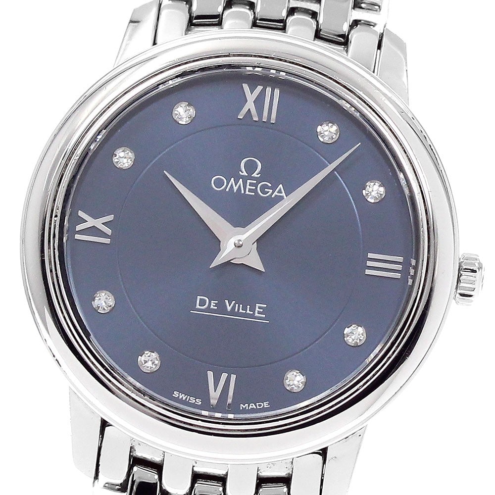 OMEGA De Ville Prestige 424.10.27.60.53.001 Ladies Quartz Diamond Watch