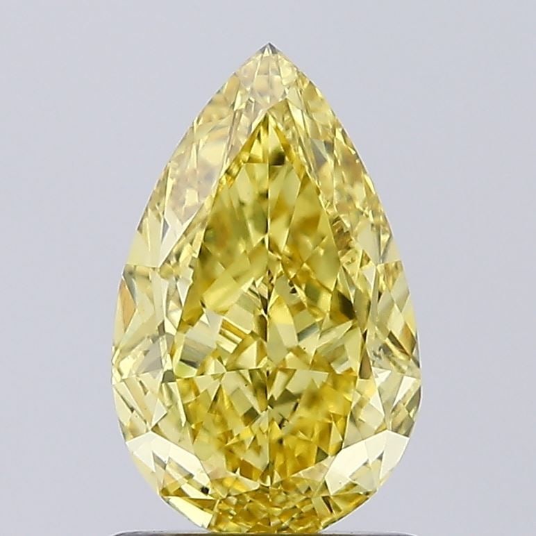 Loose Diamond - PEAR 1.32ct Fancy Vivid Yellow VS1