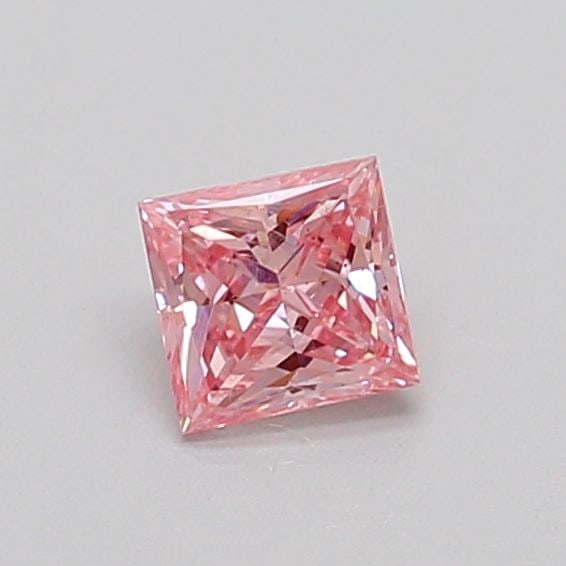 Loose Diamond - PRINCESS 0.34ct Fancy Intense Pink I1