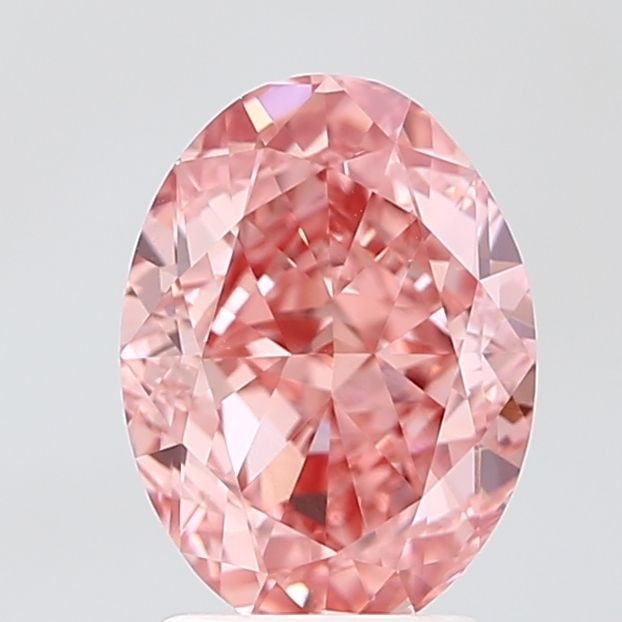 Loose Diamond - OVAL 3.05ct Fancy Vivid Pink VS1