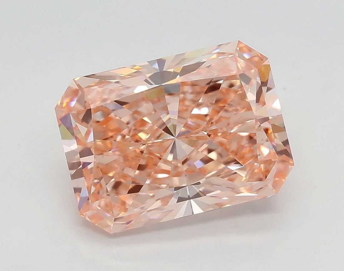 Loose Diamond - RADIANT 3.02ct Fancy Vivid Pink VS1
