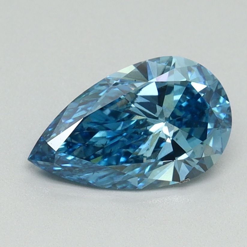 Loose Diamond - PEAR 1.02ct Fancy Vivid Blue VS2