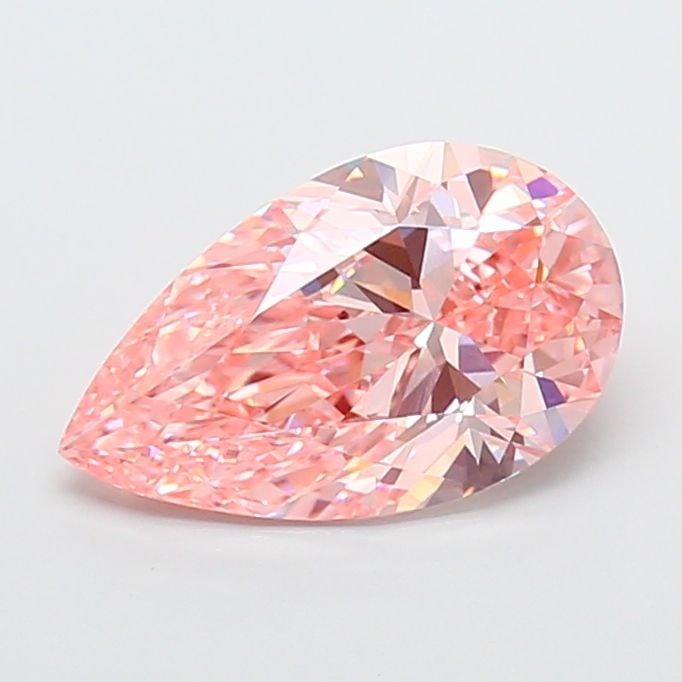 Loose Diamond - PEAR 4.0ct Fancy Vivid Pink VVS2