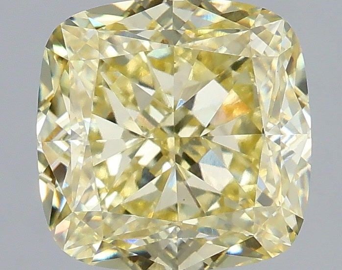 Loose Diamond - CUSHION MODIFIED 2.08ct Fancy Yellow VS1