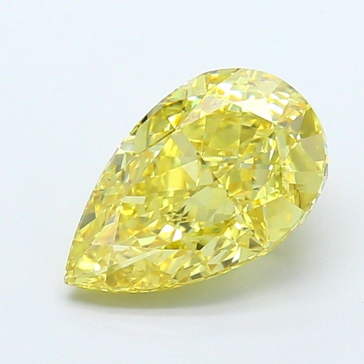 Loose Diamond - PEAR 2.48ct Fancy Intense Yellow VS2