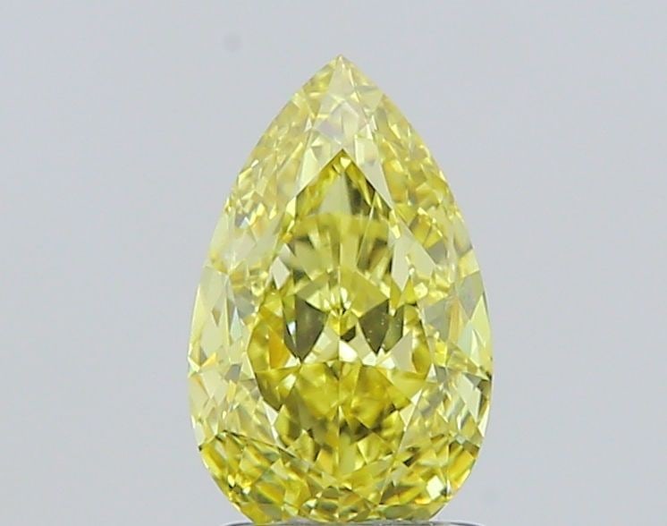 Loose Diamond - PEAR 1.51ct Fancy Intense Yellow VS1: Loose Diamond - PEAR 1.51ct Fancy Intense Yellow VS1 Source: This is a real non-mined Diamond that has been grown in a lab Shape: PEAR Carats: 1.51 Color: Fancy Intense Yellow Certification: IGI Video