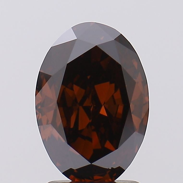 Loose Diamond - OVAL 1.89ct Fancy Deep Brown VS1