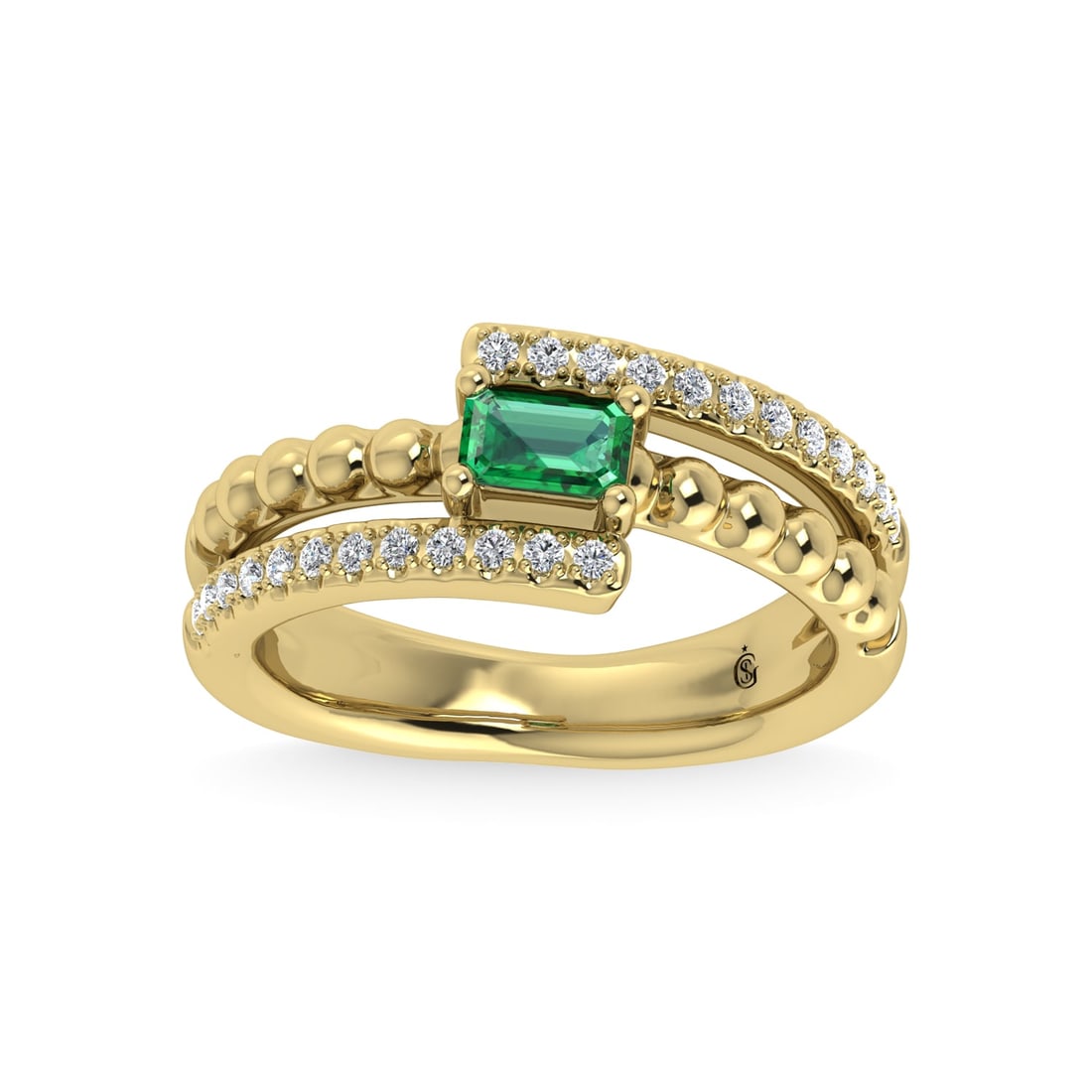 14K Yellow Gold Diamond 5/8 Ct.Tw. Fashion Ring (1 of 4)