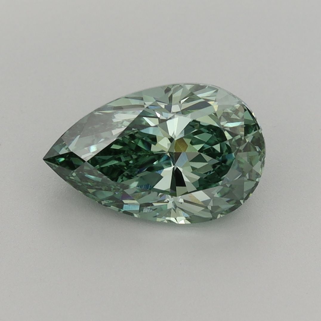 Loose Diamond - PEAR 2.0ct Fancy Vivid Green VVS2 (1 of 1)