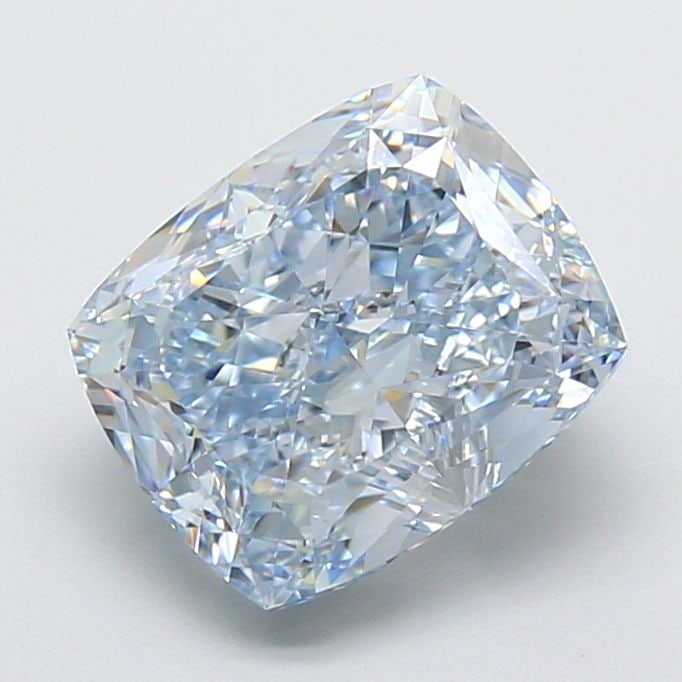 Loose Diamond - CUSHION MODIFIED 4.25ct Fancy Blue FL